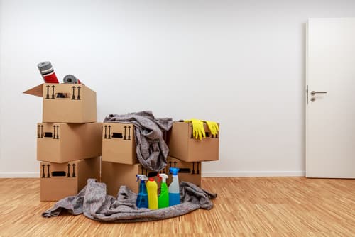 What should you clean before moving out