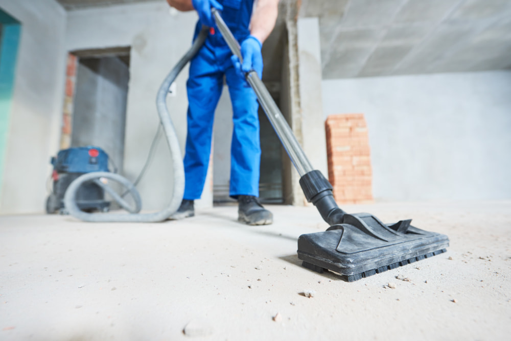 How do you get rid of dust after a renovation?